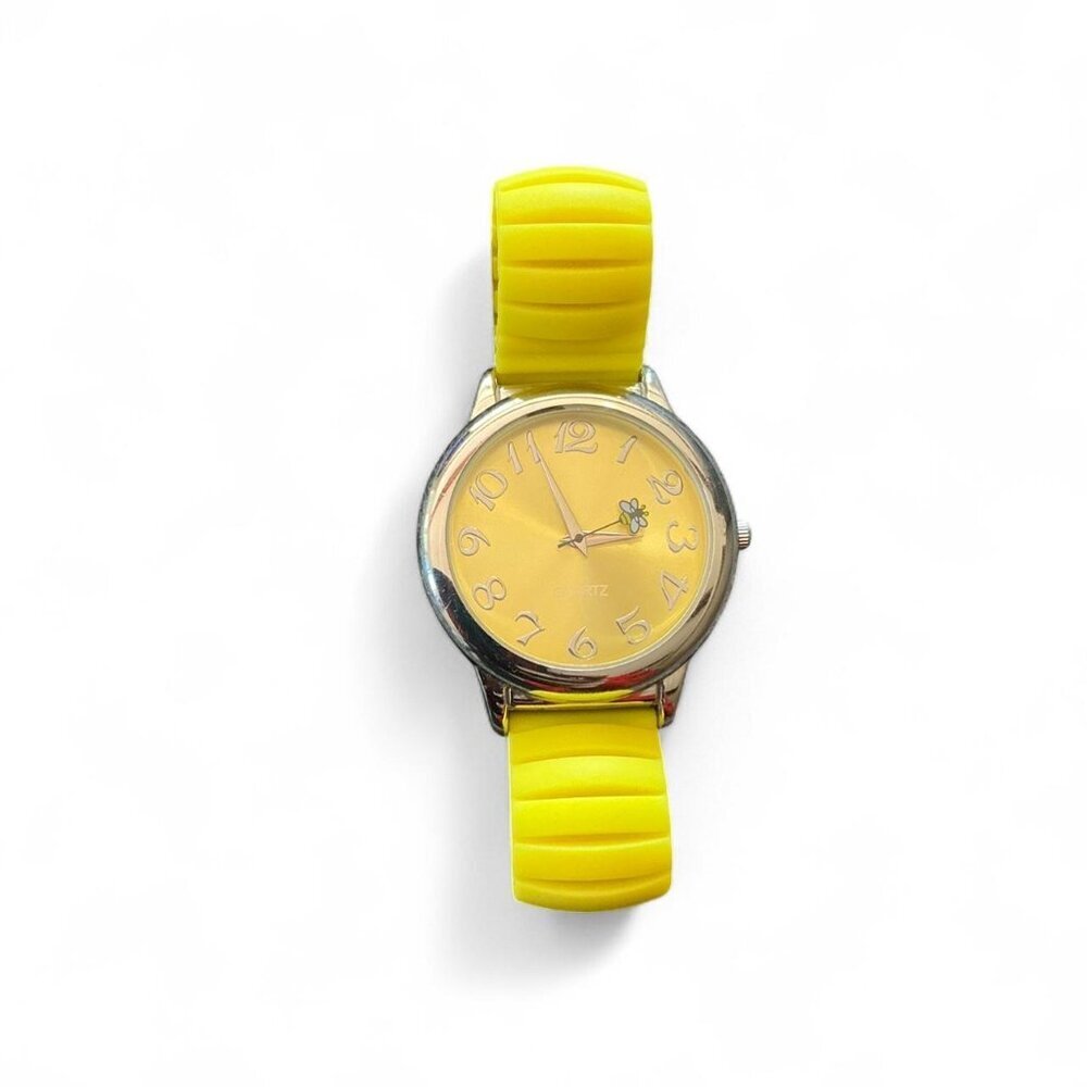 Avon Counting Critters Silicone Watch Stretch Band Yellow‎